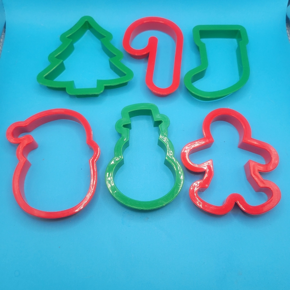 Christmas Cookie Cutter Set 6 Pieces